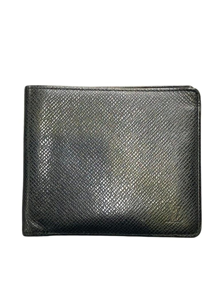 Louis Vuitton Bifold Wallet Portobier Cult Cles Taiga